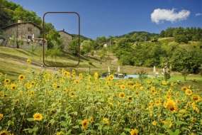 Toscana - 2 Ferienhäuser mit grossem Pool, Park und toller Aussicht (total 4 Wohneinheiten) bis 24 Personen (Nr. 1005C bis 4 Personen)