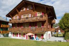 Ferienhaus bei Grächen im Mattertal mit 2 Ferienwohungen (Nr. 172B + 172A) in schöner Lage 1600 m ü. M. für 1 - 12 Personen (Nr. 172B - Ferienhaus Wallis)